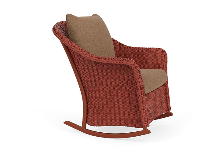 Lloyd Flanders™ Weekend Retreat Lounge Rocker - Terracotta, Canvas Natural