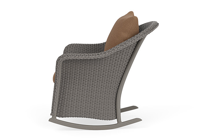 Lloyd Flanders™ Weekend Retreat Lounge Rocker - Pewter, Canvas Natural