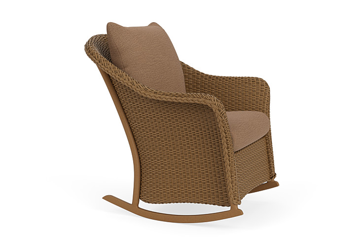 Lloyd Flanders™ Weekend Retreat Lounge Rocker - Hickory, Canvas Natural