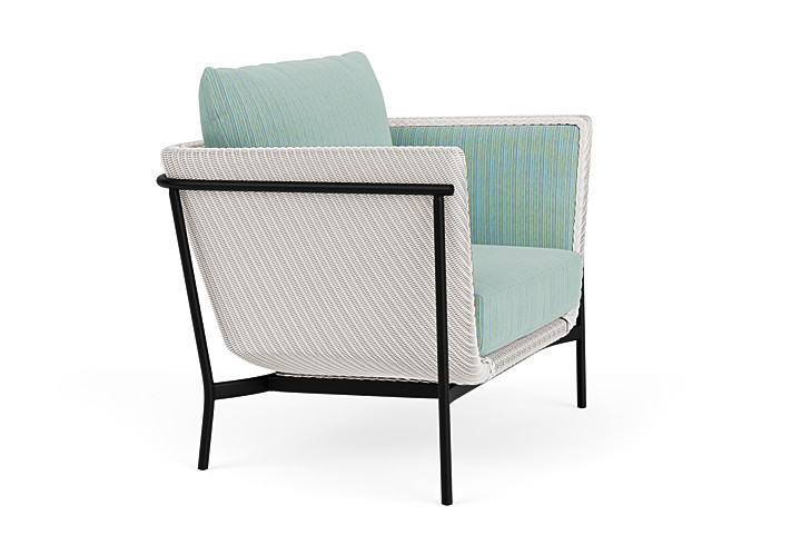 Lloyd Flanders™ Solstice Lounge Chair - White, Ebony