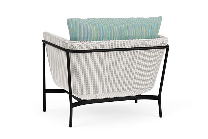 Lloyd Flanders™ Solstice Lounge Chair - White, Ebony