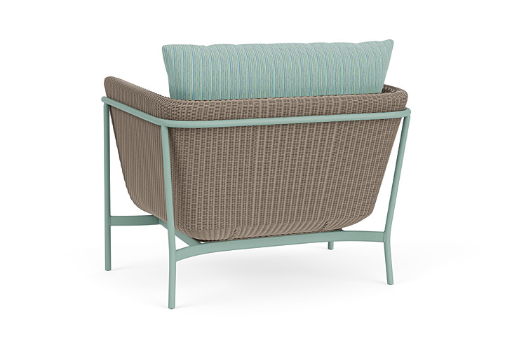 Lloyd Flanders™ Solstice Lounge Chair - French Beige, Sea Glass
