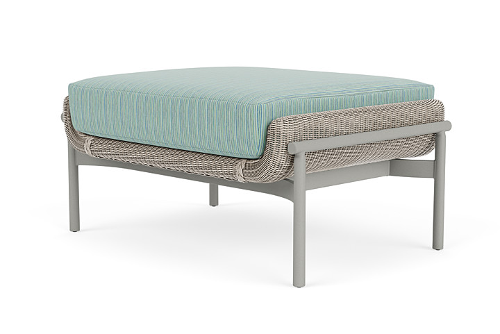 Lloyd Flanders™ Solstice Ottoman  - Linen, Platinum