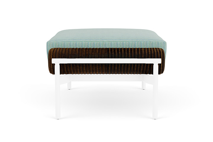Lloyd Flanders™ Solstice Ottoman  - Mink, White