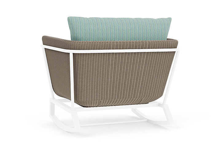 Lloyd Flanders™ Solstice Lounge Rocker - French Beige, White