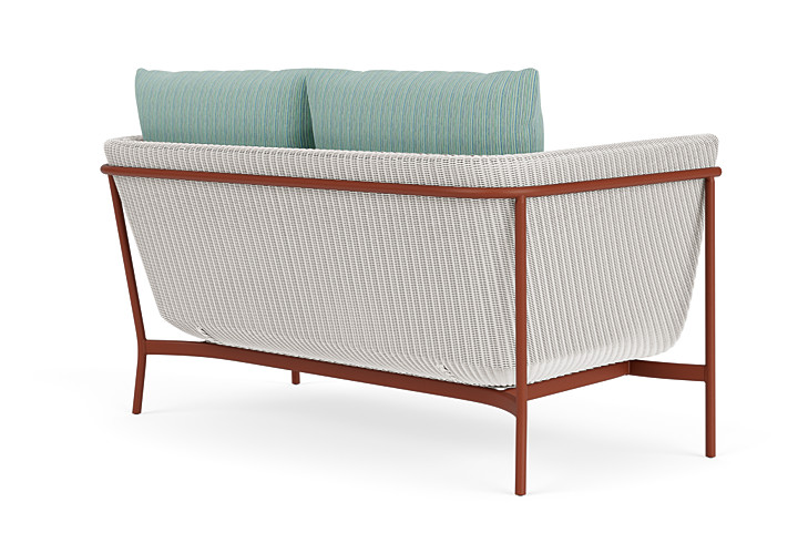 Lloyd Flanders™ Solstice Loveseat  - White, Terracotta