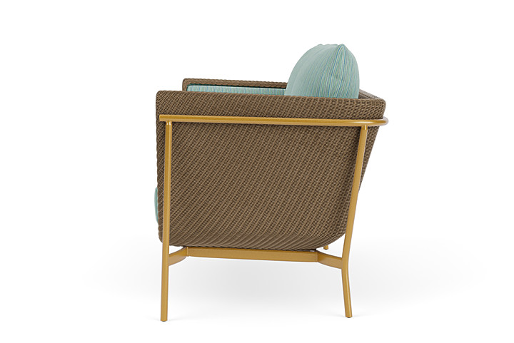 Lloyd Flanders™ Solstice Loveseat  - Fawn, Metallic Gold