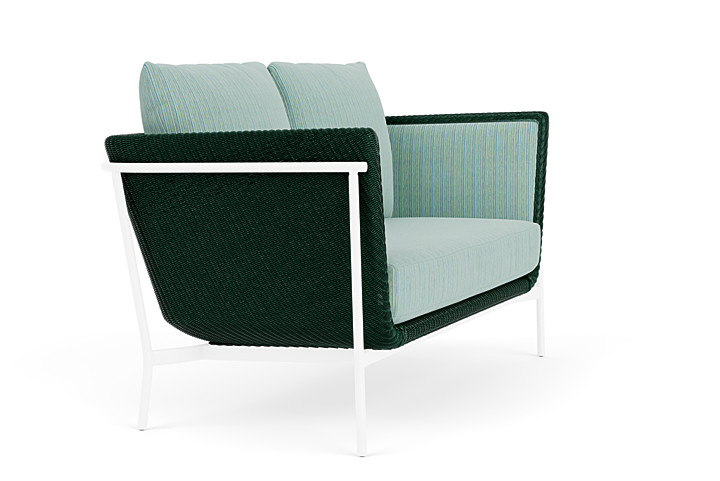 Lloyd Flanders™ Solstice Loveseat  - Woodland, White