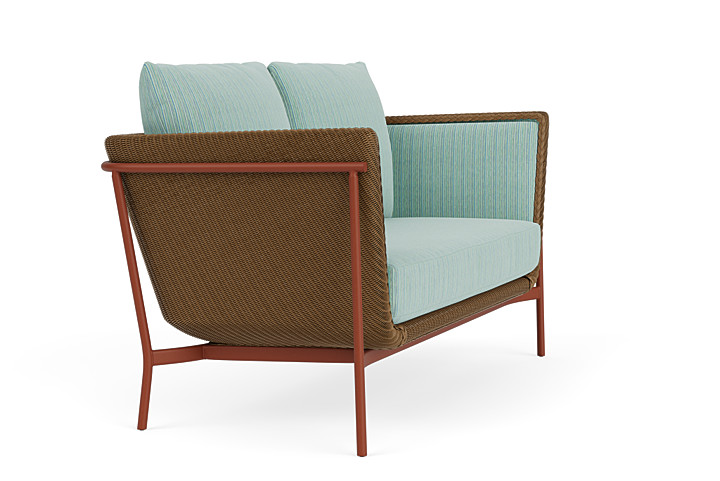 Lloyd Flanders™ Solstice Loveseat  - Hickory, Terracotta
