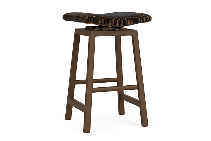 Lloyd Flanders™ Loom Swivel Bar Stool - Mink