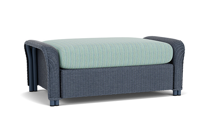 Lloyd Flanders™ Reflections Large Ottoman - Denim Blue