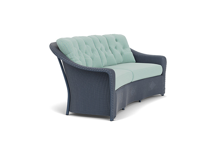 Lloyd Flanders™ Reflections Crescent Sofa - Denim Blue