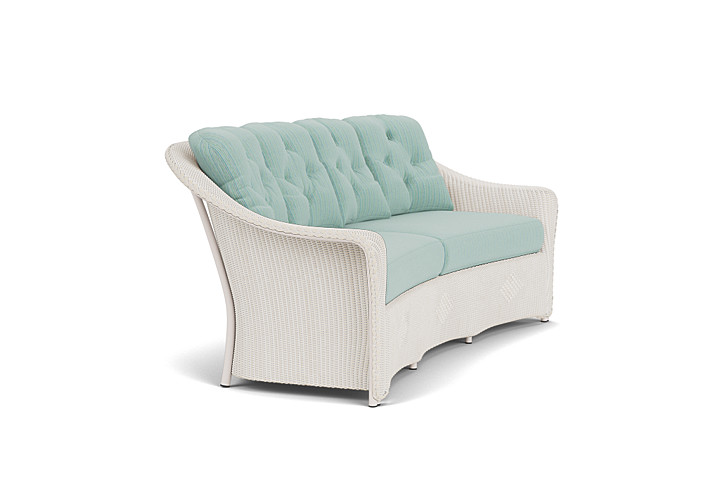 Lloyd Flanders™ Reflections Crescent Sofa - Antique White
