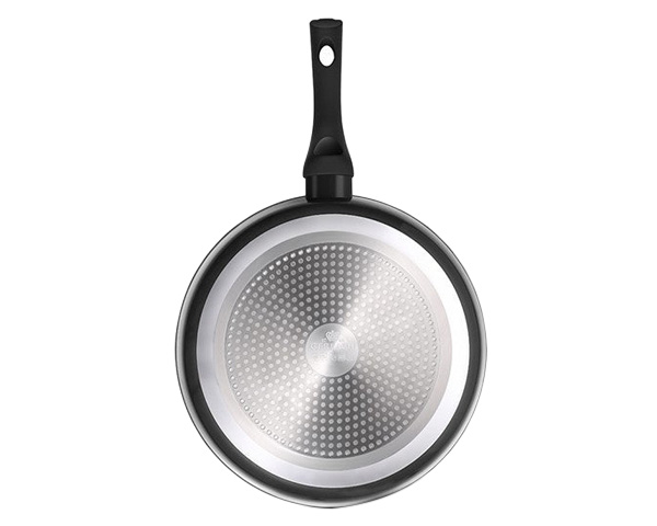 Maxima - Harmony Classic Non-Stick Frying Pan with Lid 7.9" in White/Black