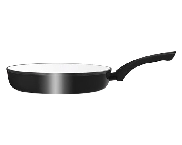 Maxima - Harmony Classic Non-Stick Frying Pan with Lid 7.9" in White/Black