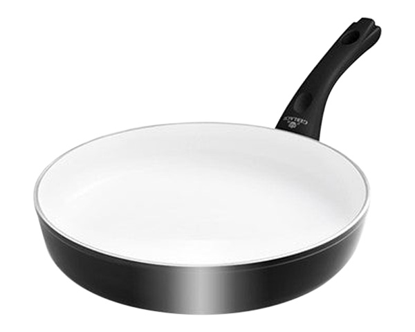 Maxima - Harmony Classic Non-Stick Frying Pan with Lid 7.9" in White/Black