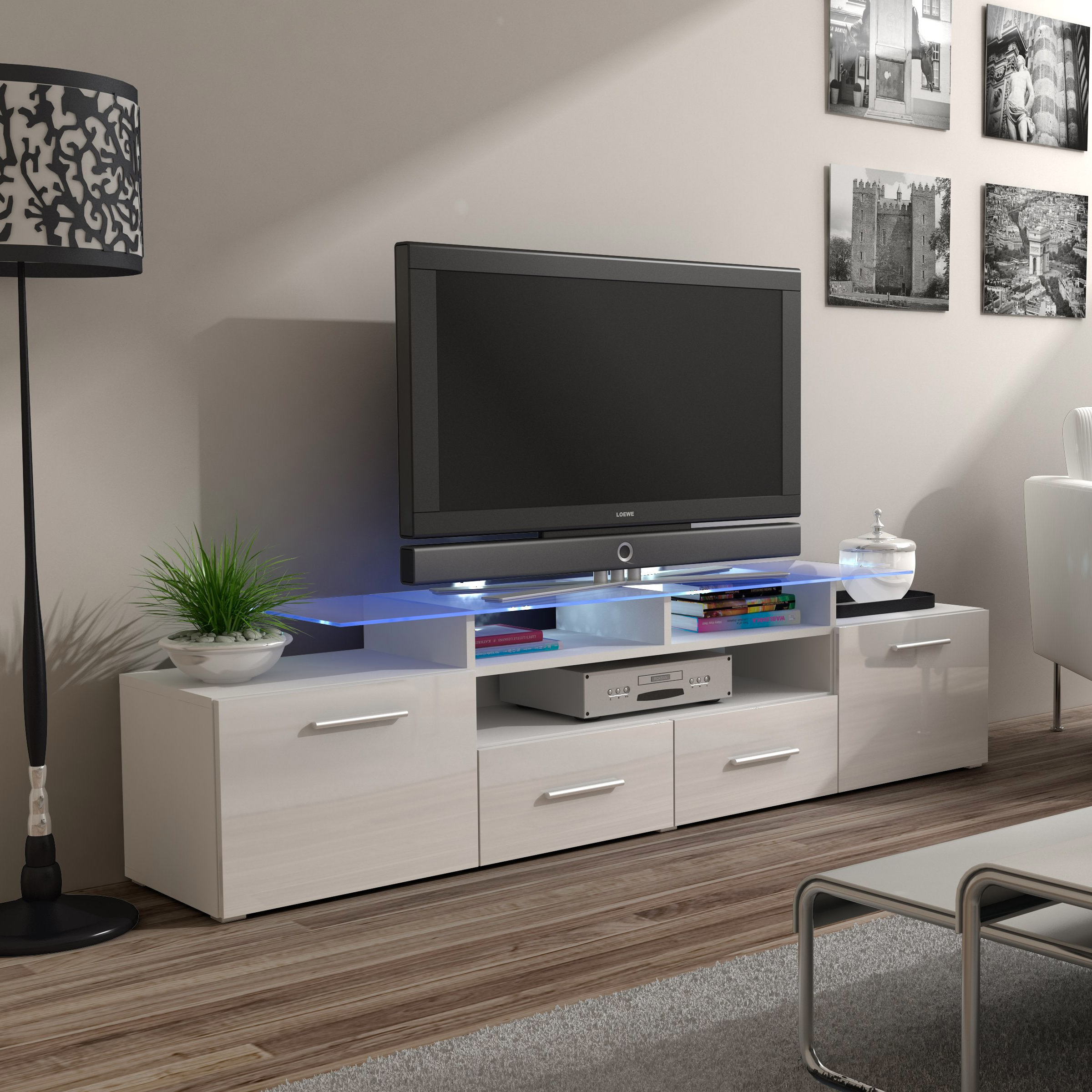 Maxima - Evora High Gloss TV Stand