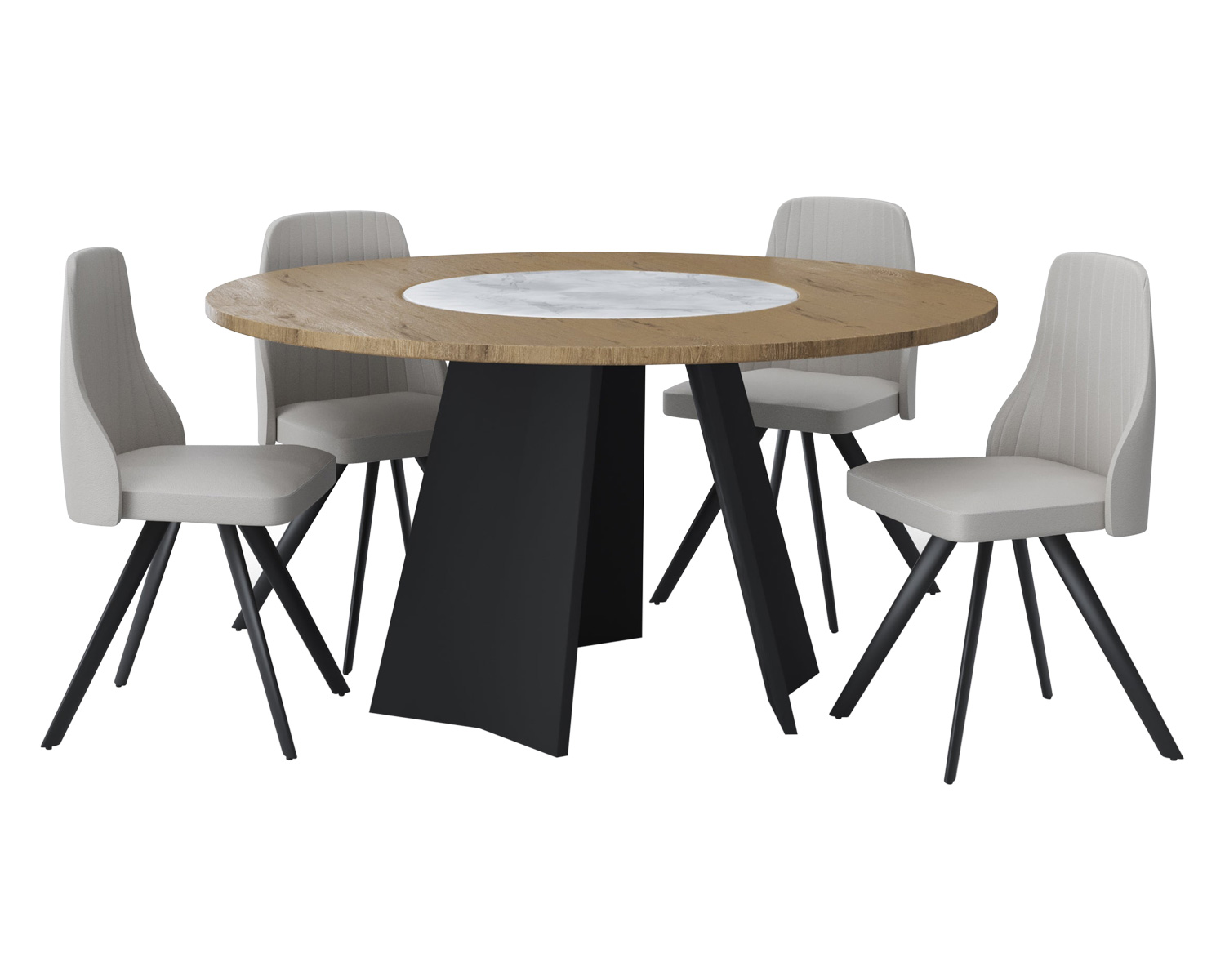 Maxima - Oriana Dining Set with 6 Chairs