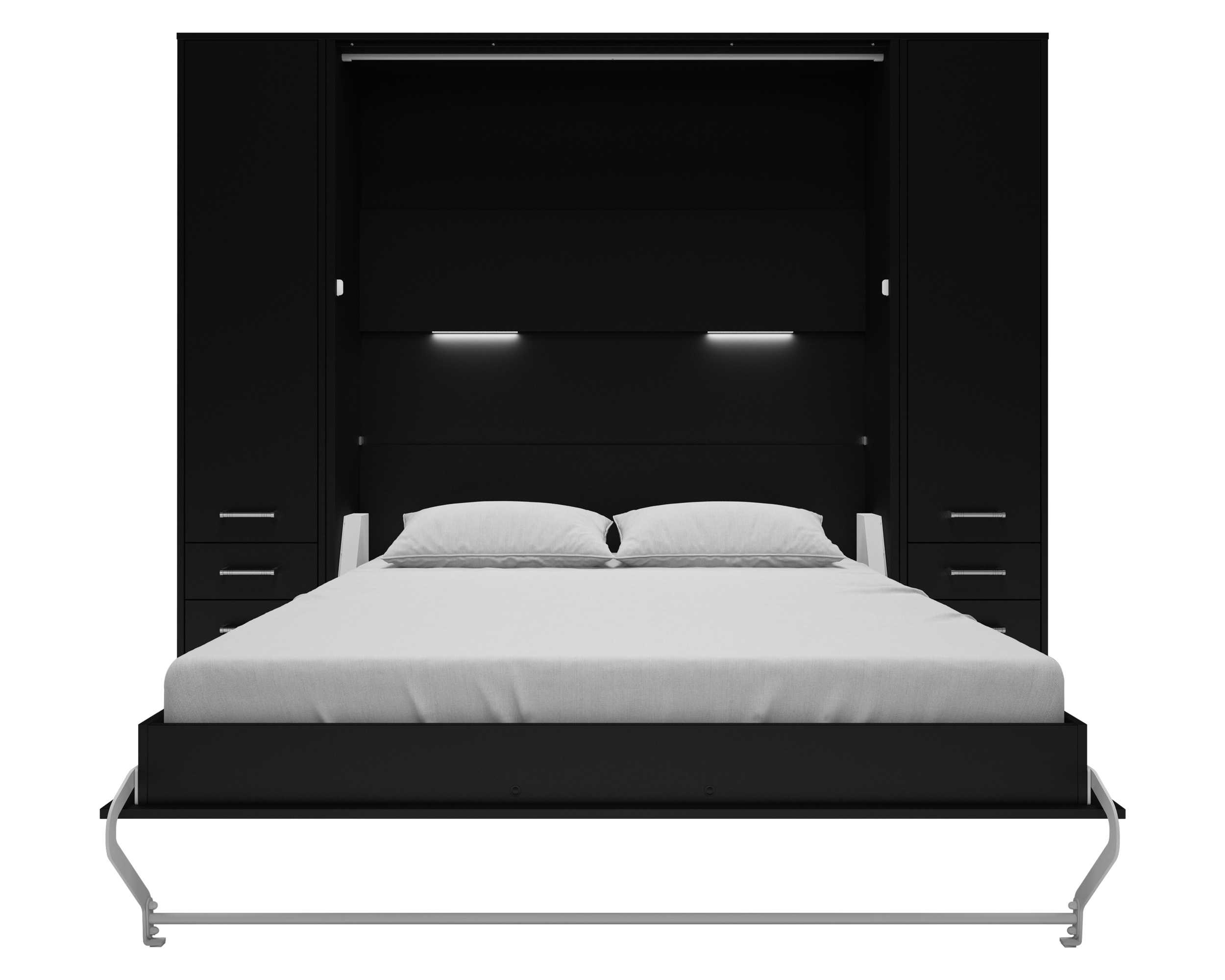 Maxima - Inverto Murphy Vertical Bed with 2 Cabinets in Queen Size