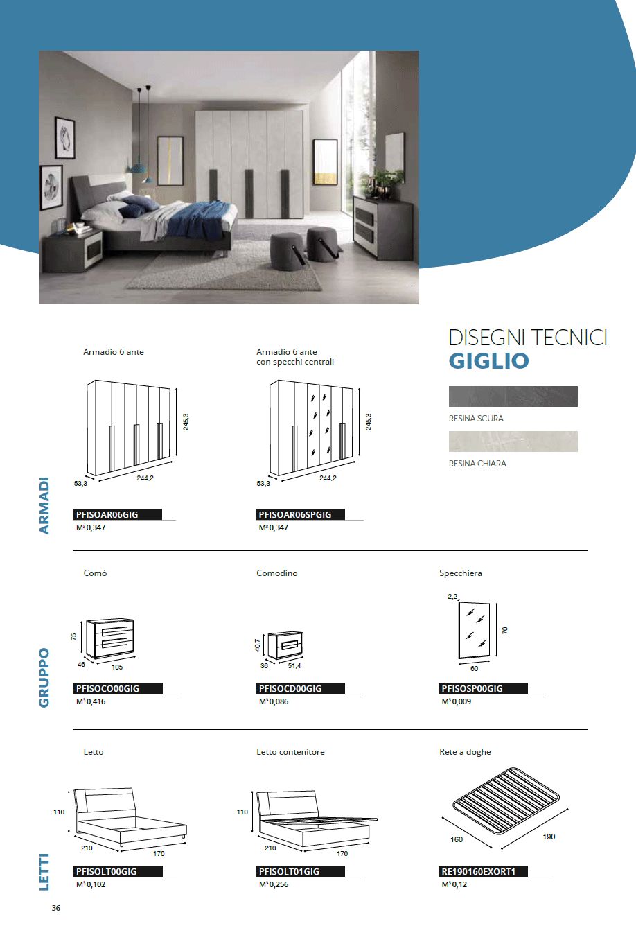 MCS - Giglio Storage Bed in Queen Size