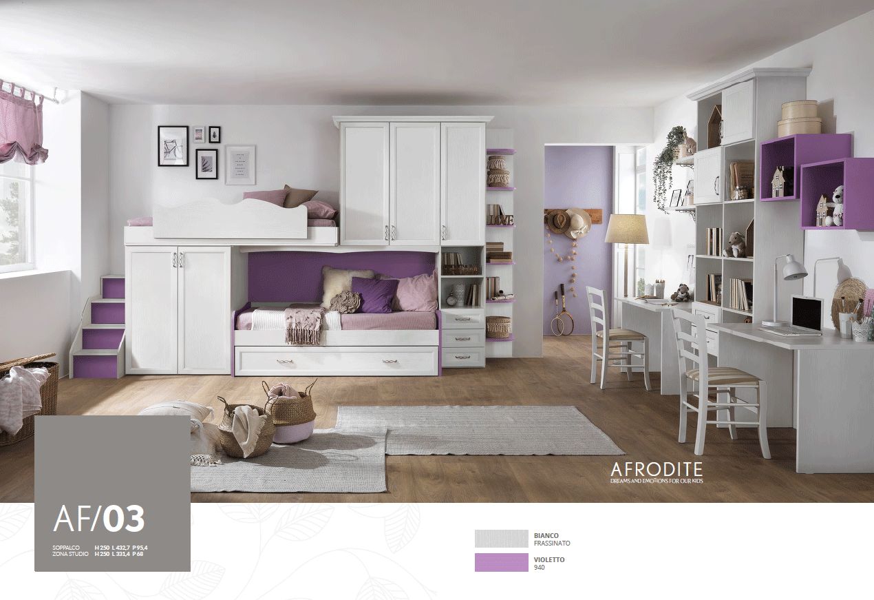 MCS - AF03 Wardrobe with Elevated Bed