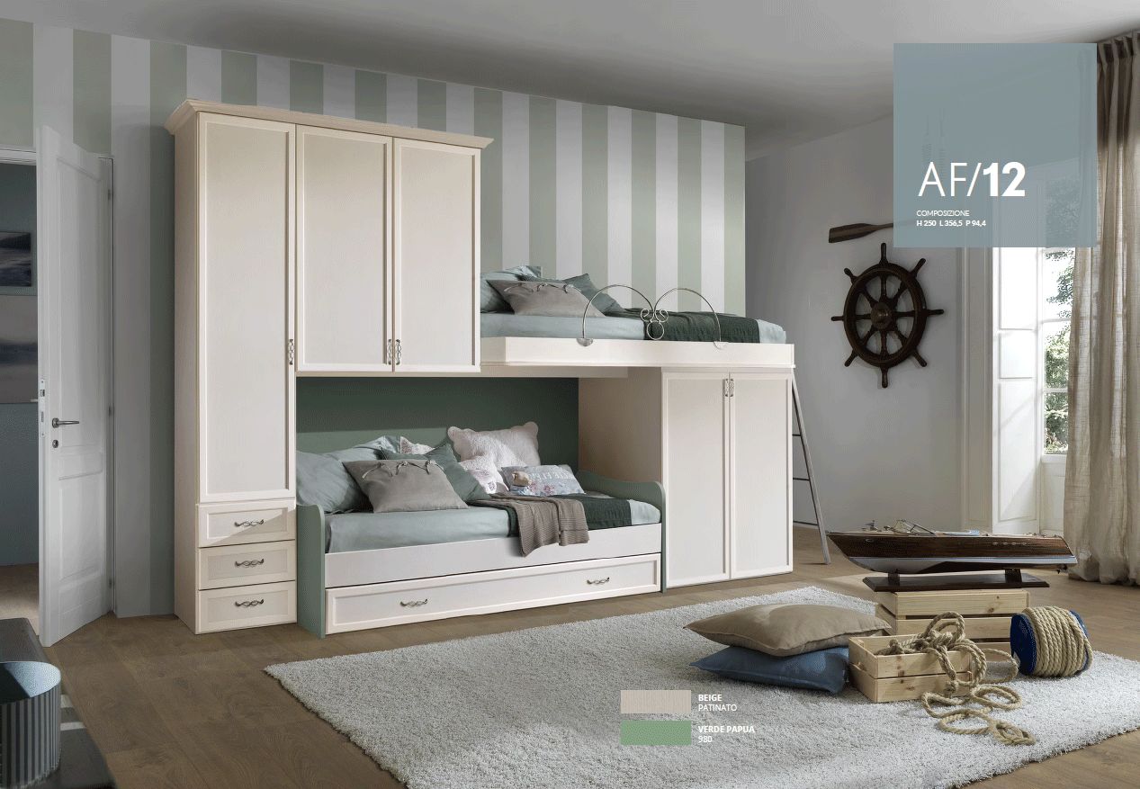 MCS - AF12 Wardrobe with Elevated Bed