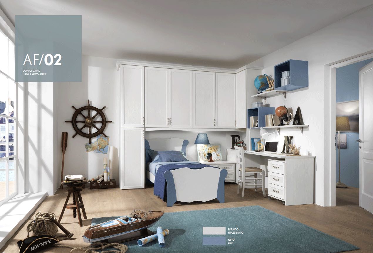 MCS - AF02 Full Size Kids Bedroom Set