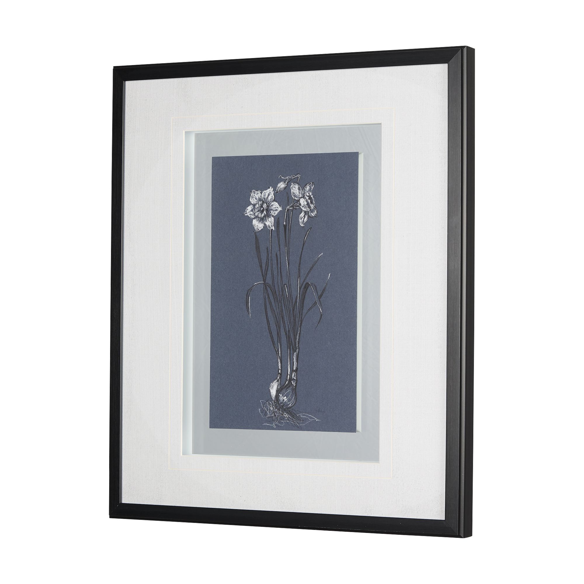Mercana Botanical Sketches II - Blue, Medium