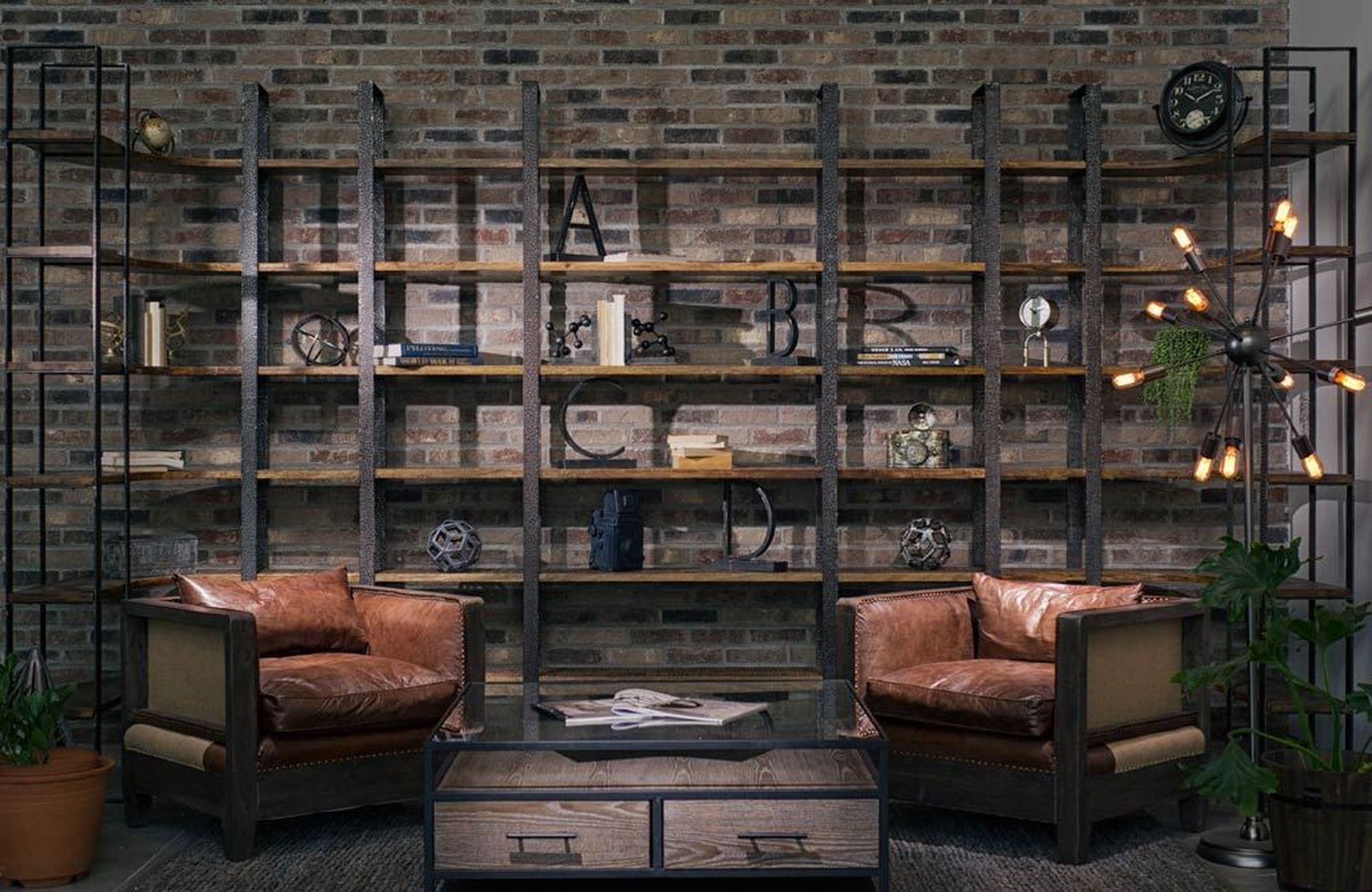 Mercana Turner I Shelving Unit - Brown