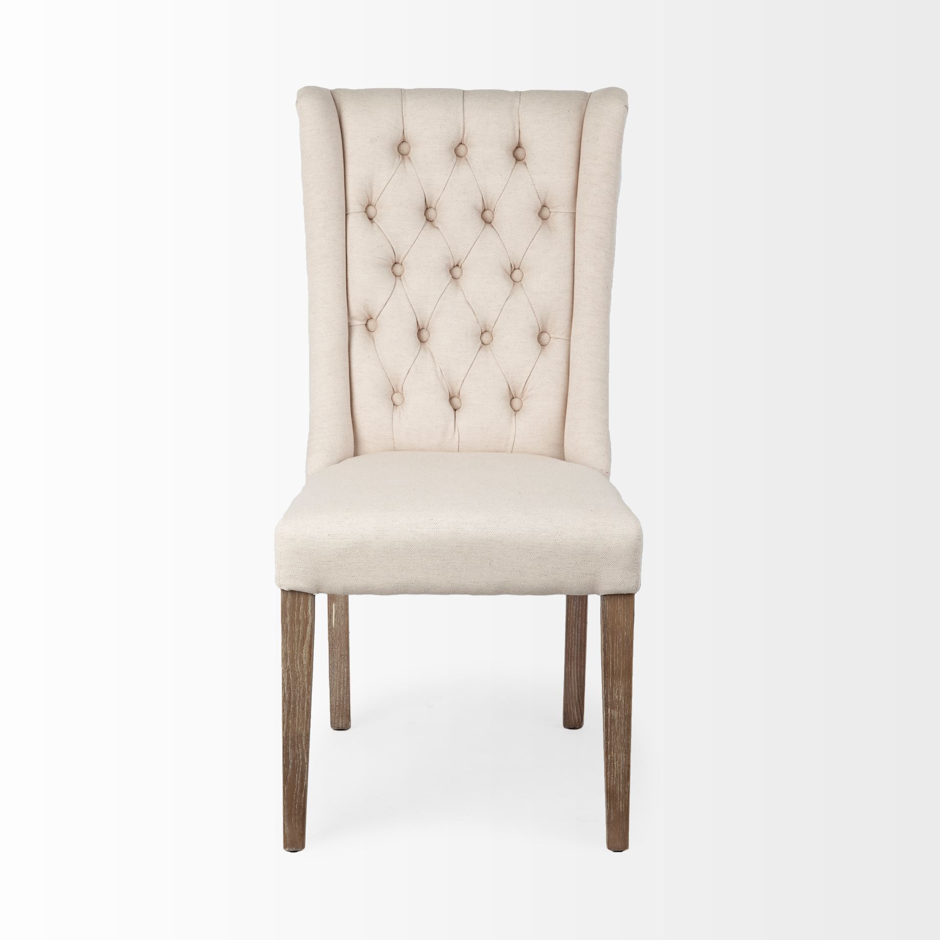 Mercana Mackenzie Dining Chair - Cream, Fabric