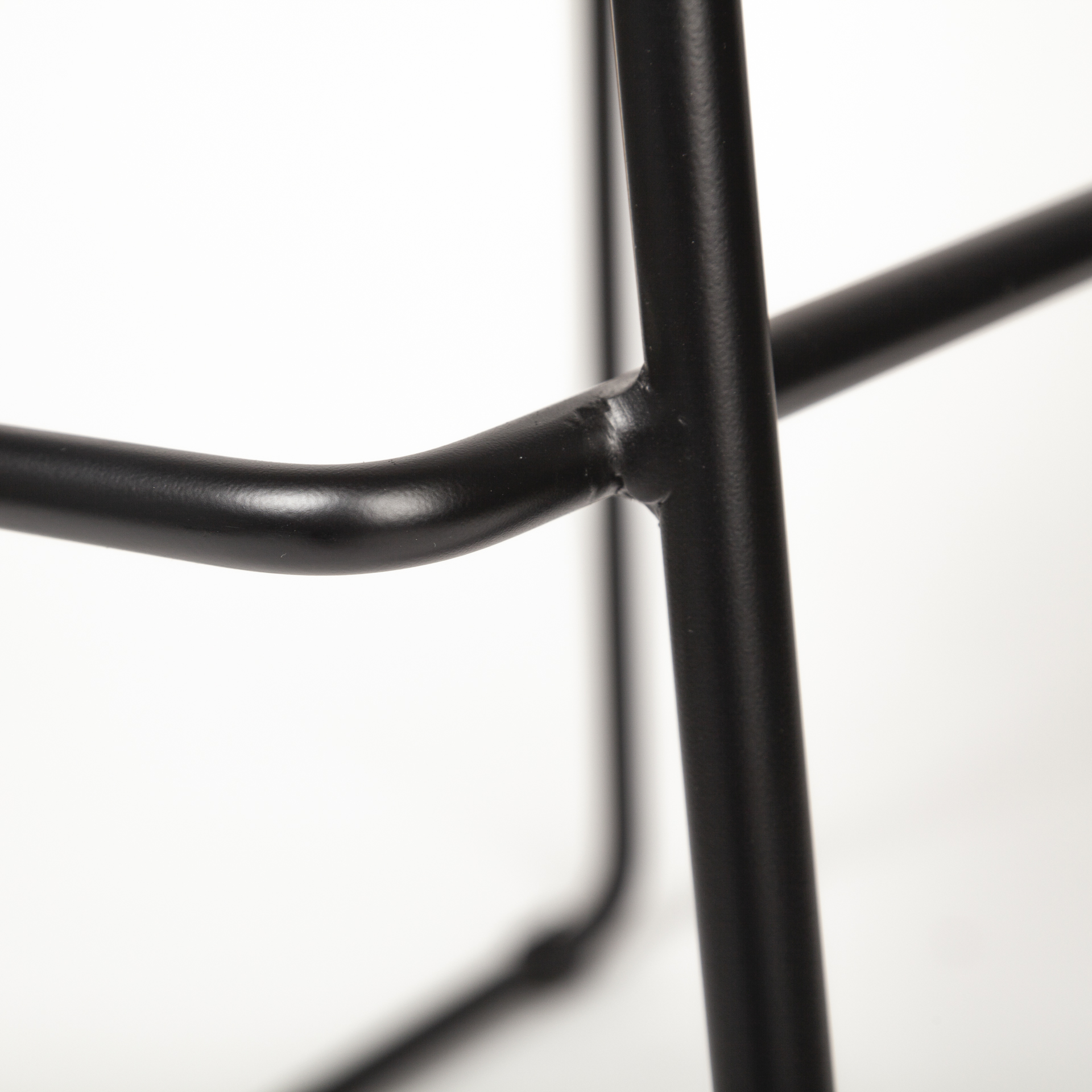 Mercana Meritt Leather Seat Bar/Counter Stool - Brown, Metal