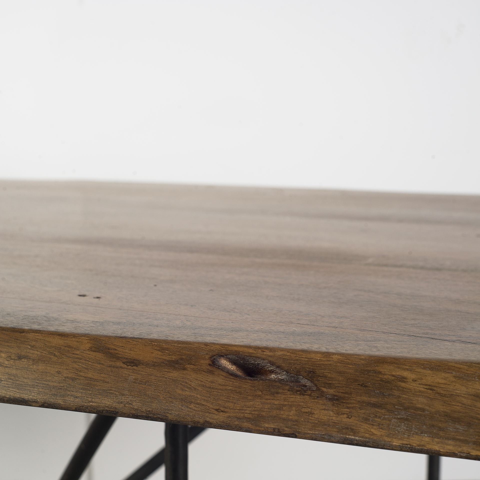 Mercana - Papillion Dining Table in Brown, Metal