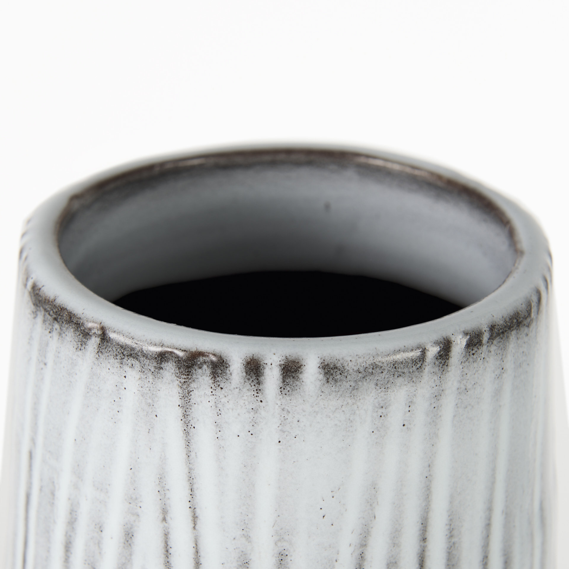 Mercana Tanami Vase - Brown/White, H19"