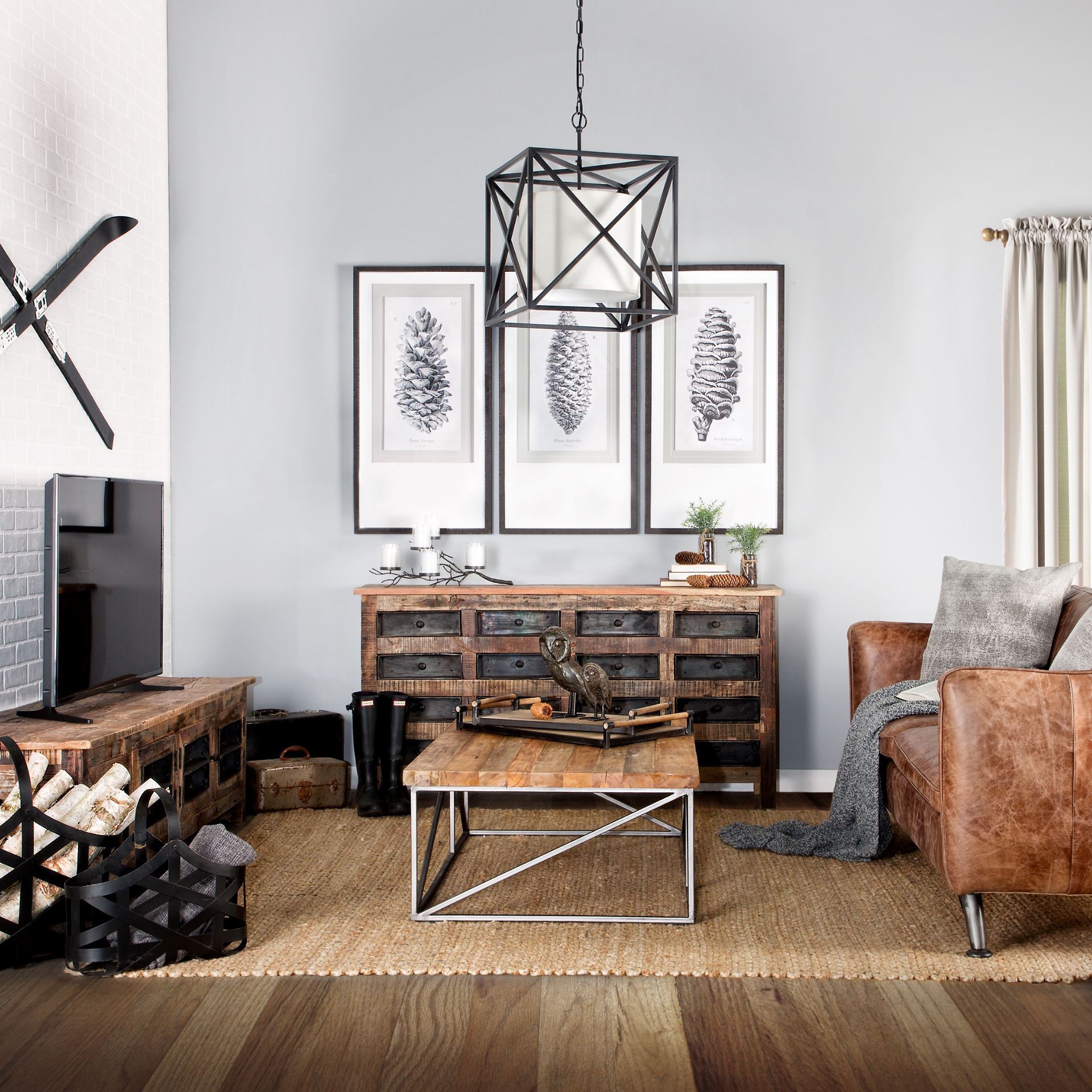 Mercana - Wilton Sideboard in Brown, Solid Wood