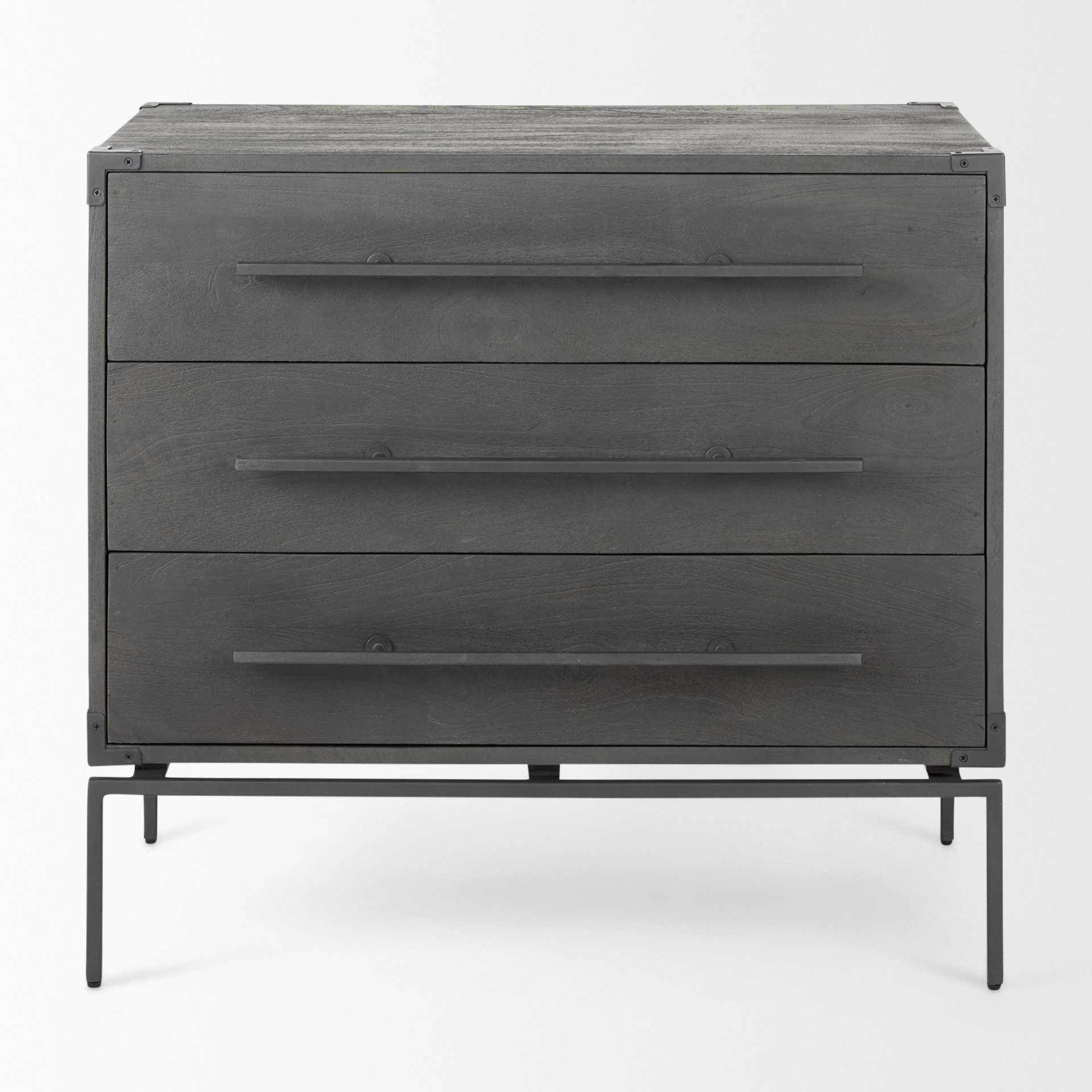 Mercana - Ward Accent Cabinet in Brown, Solid Wood