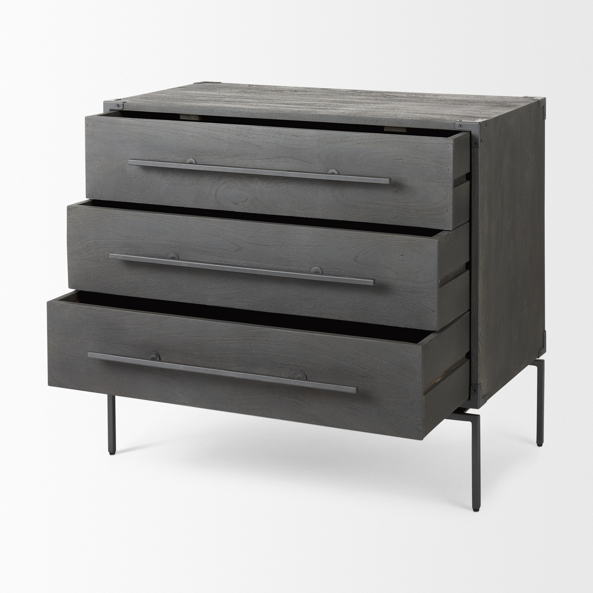 Mercana - Ward Accent Cabinet in Brown, Solid Wood