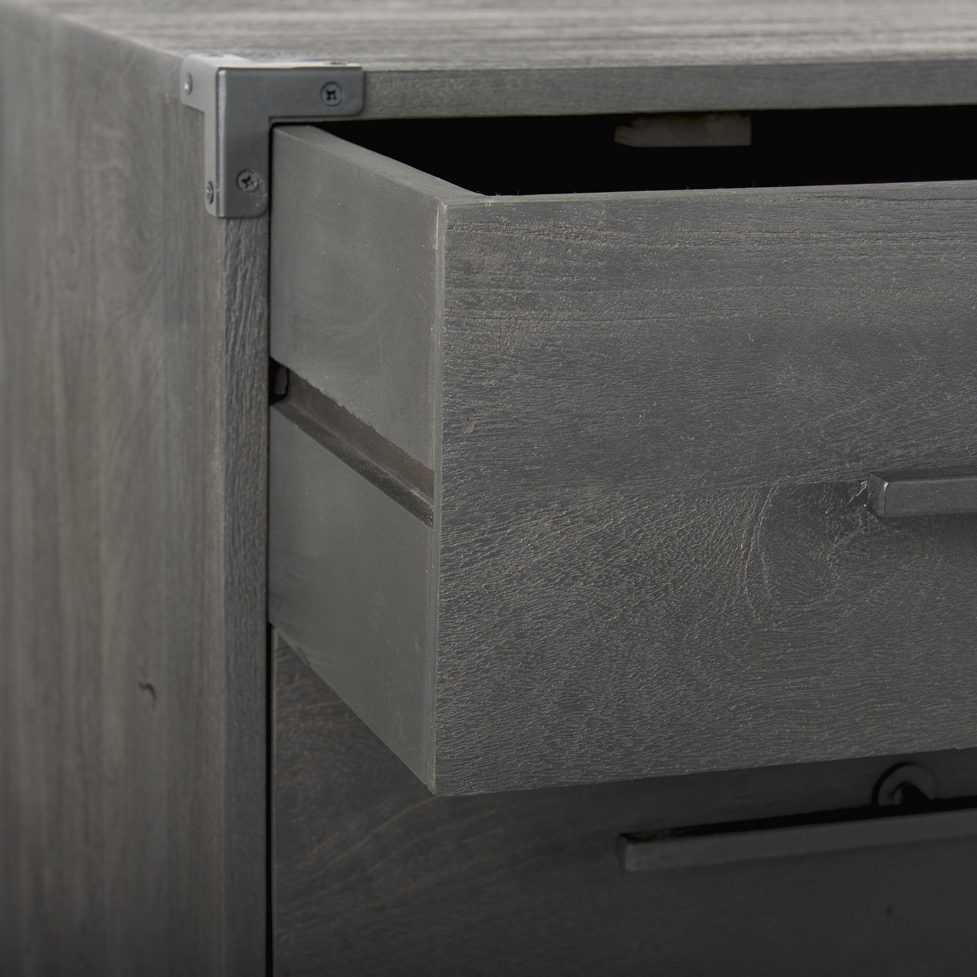 Mercana - Ward Accent Cabinet in Brown, Solid Wood