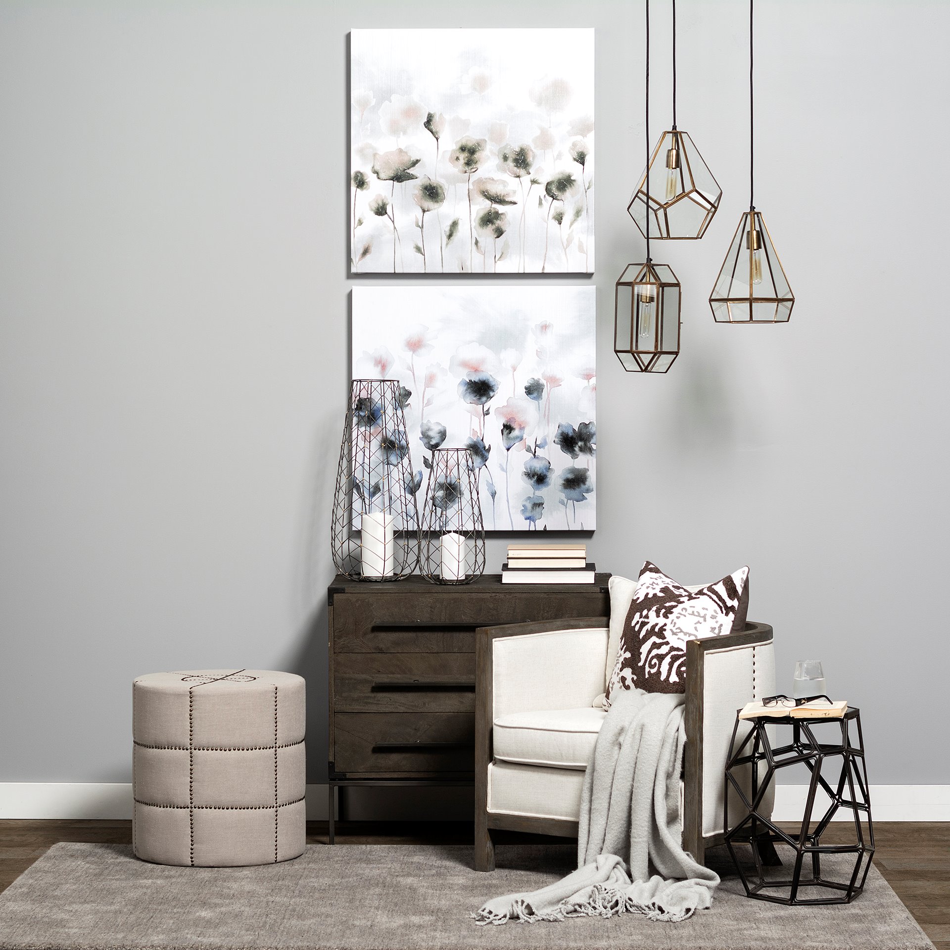 Mercana - Ward Accent Cabinet in Brown, Solid Wood