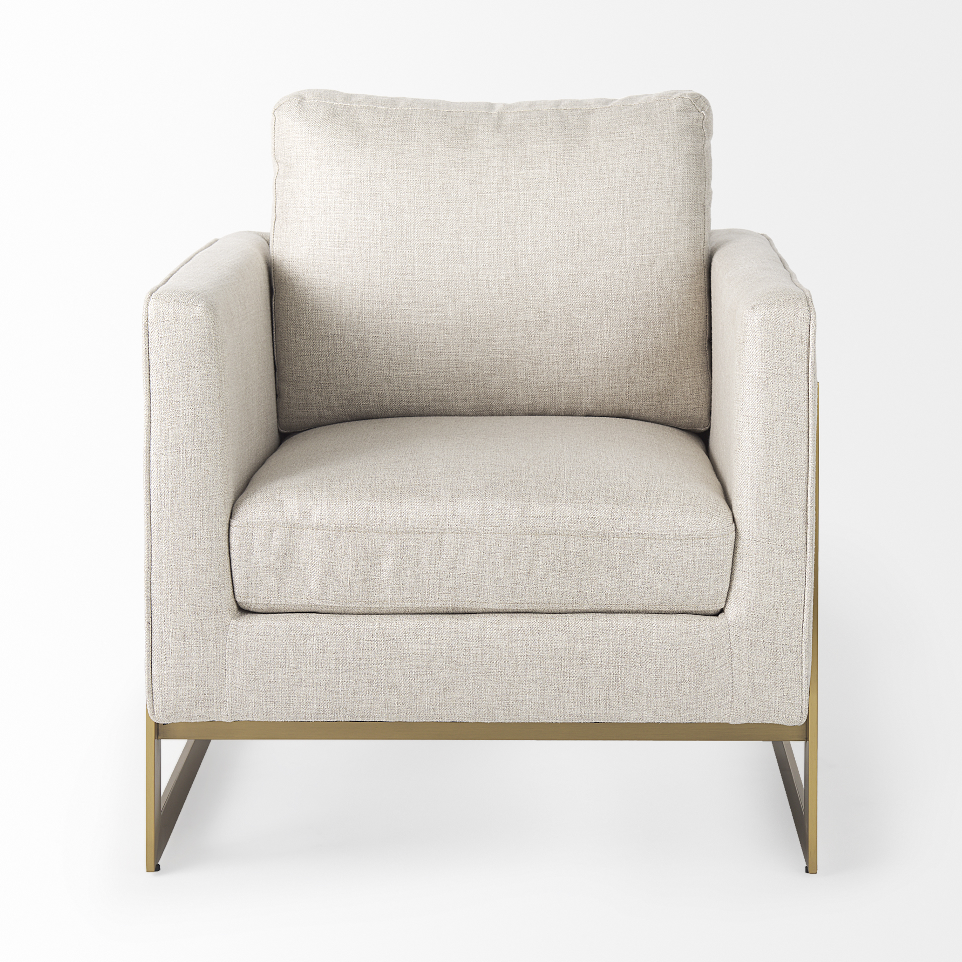 Mercana - Rupert Accent Chair in Cream, Linen