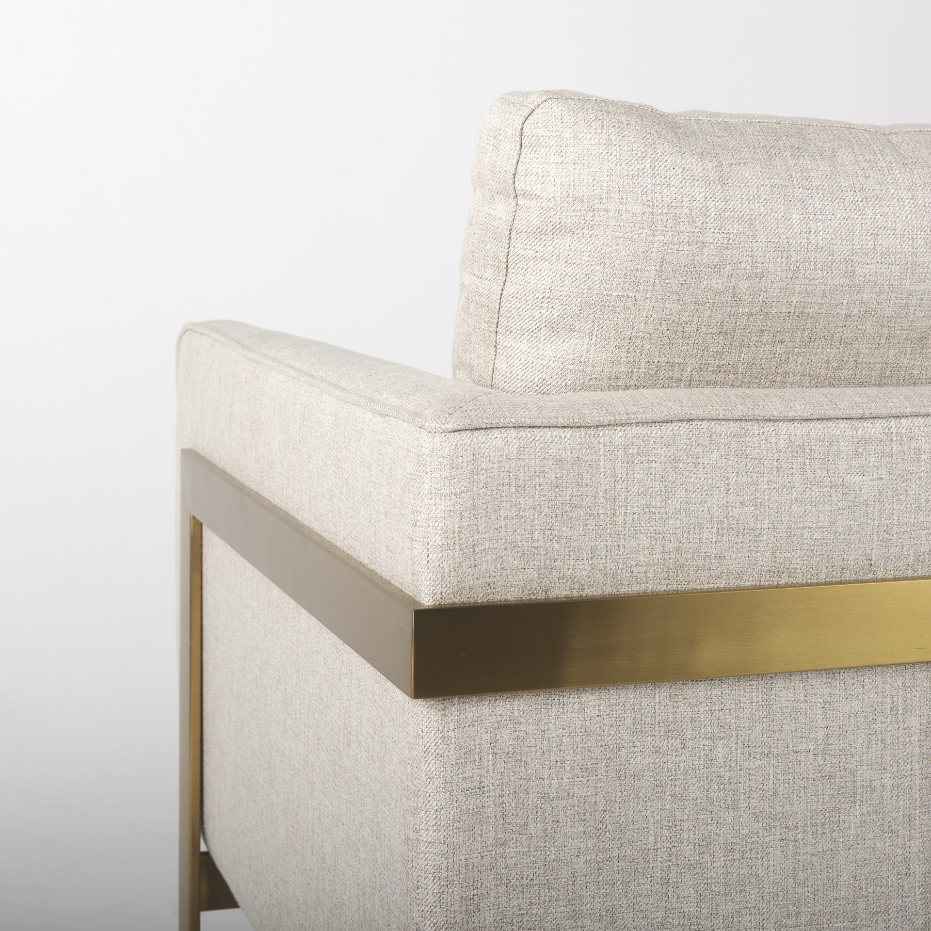 Mercana - Rupert Accent Chair in Cream, Linen