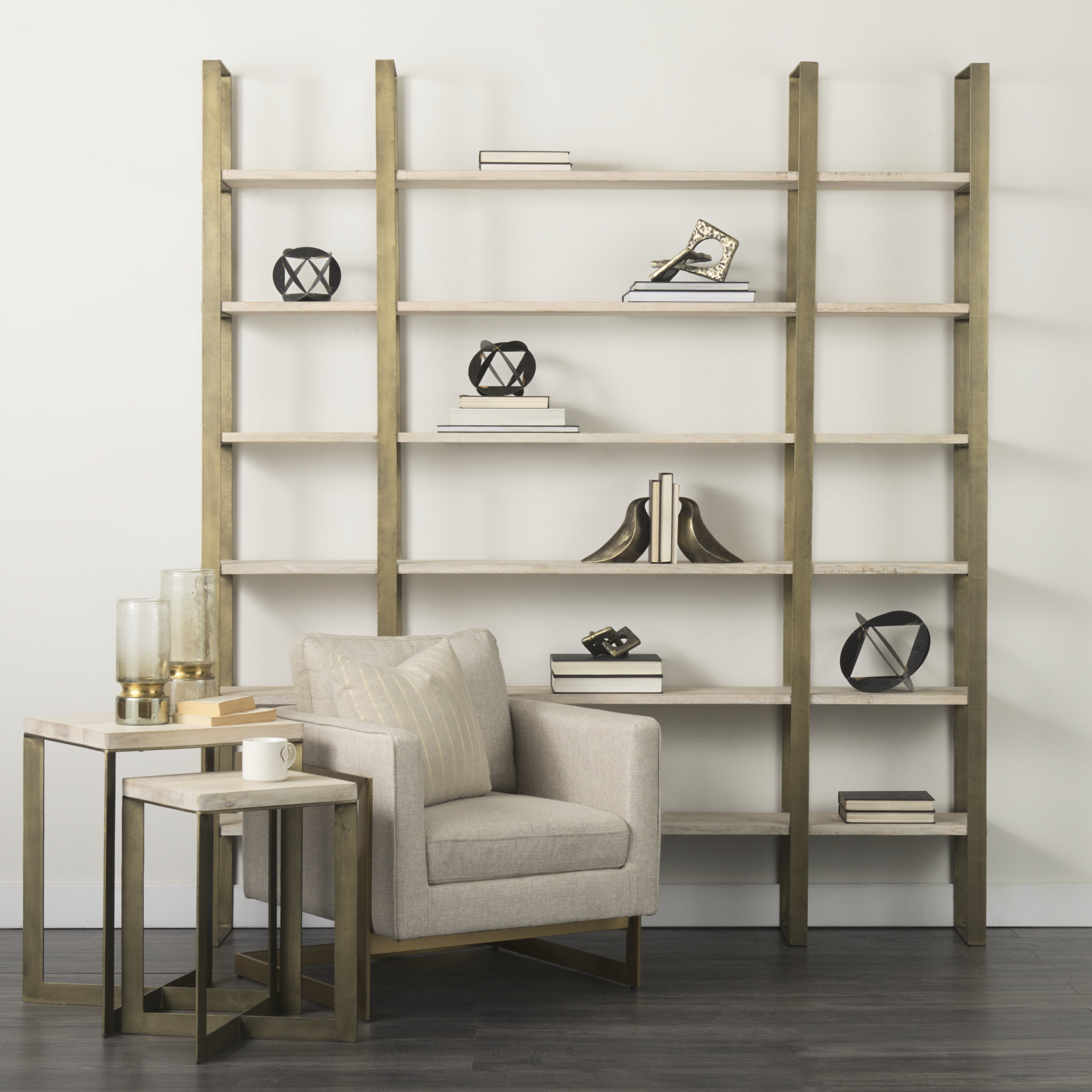 Mercana - Rupert Accent Chair in Cream, Linen