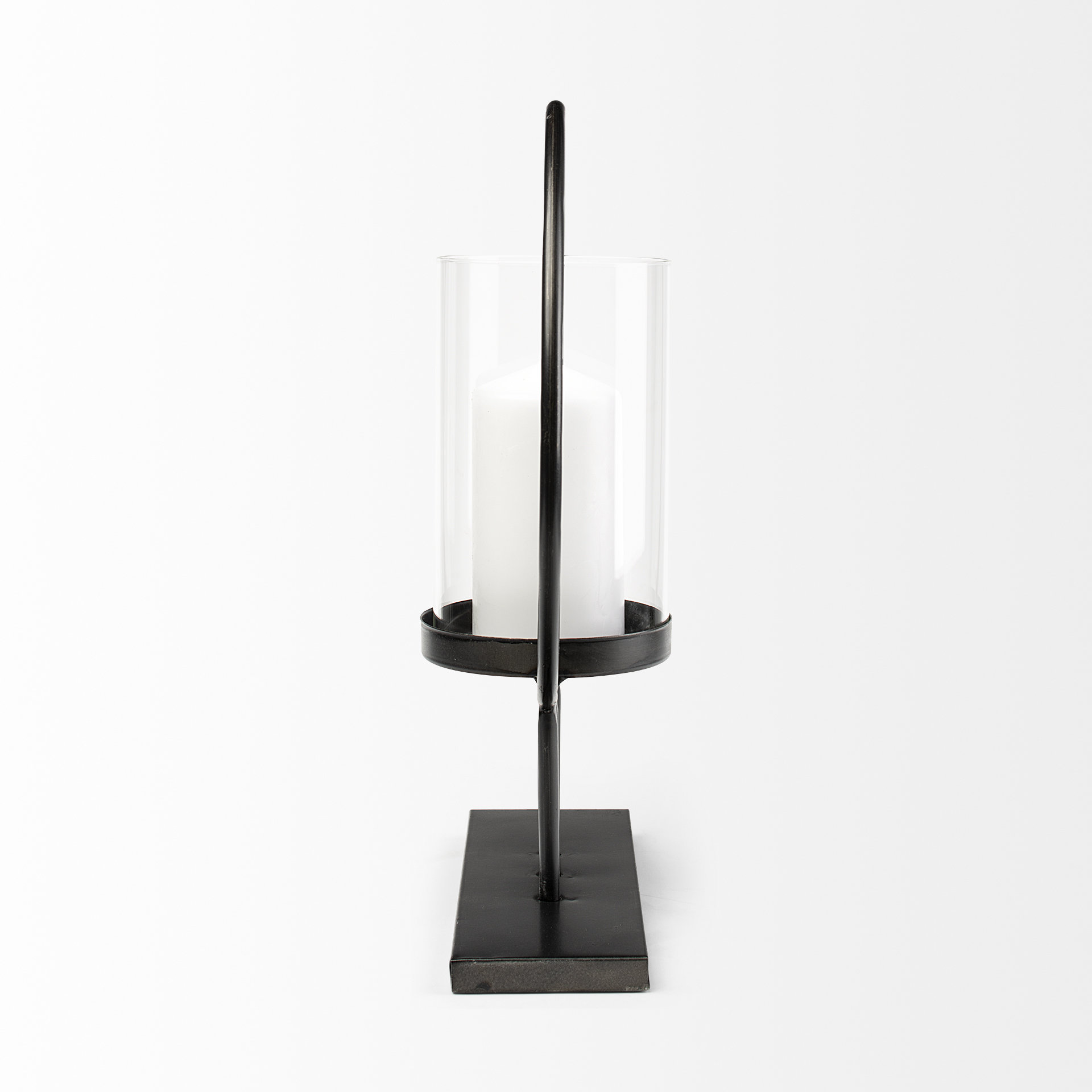 Mercana - Saturn Candle Holder in Black/White, Metal