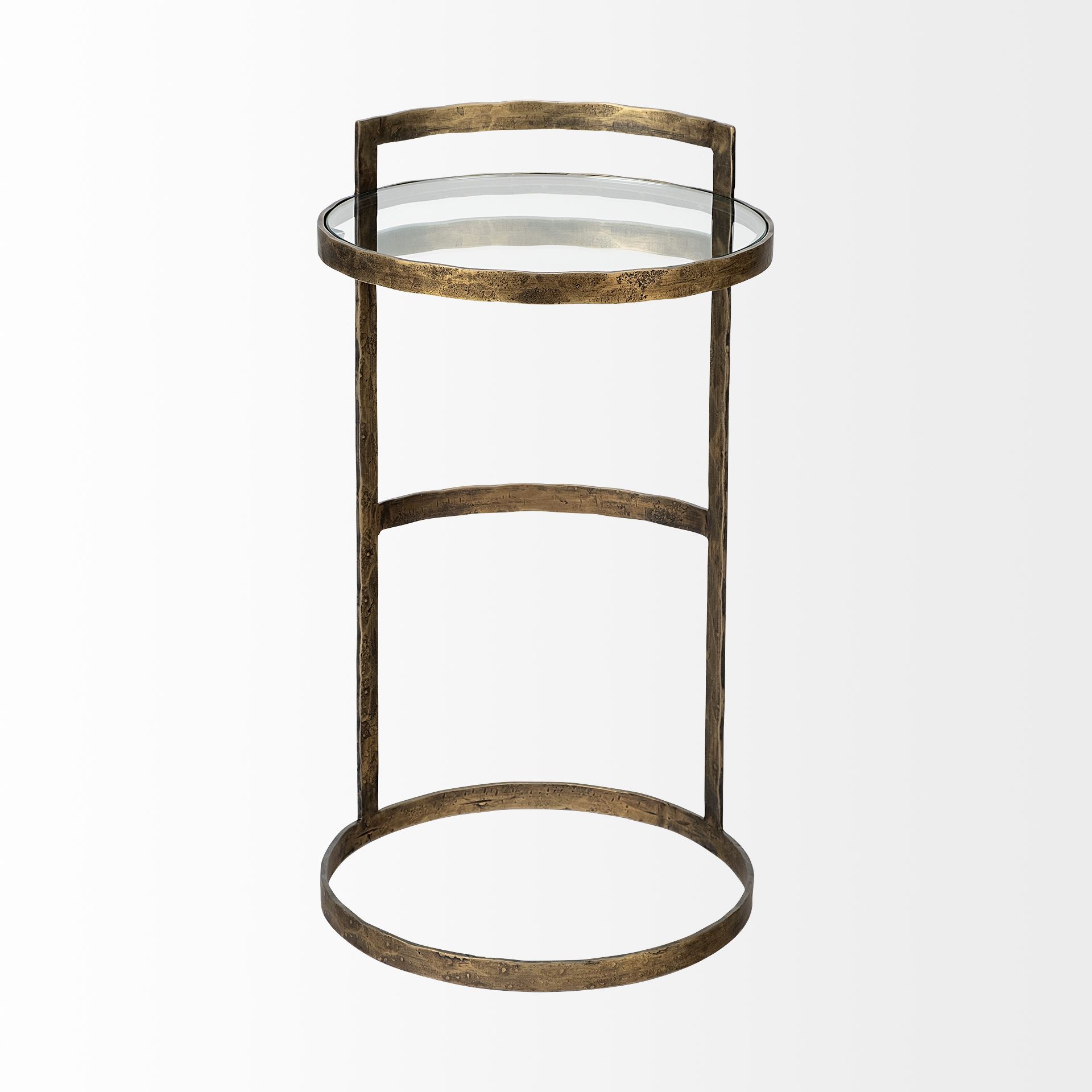 Mercana - Reimer Accent Table in Gold, Metal