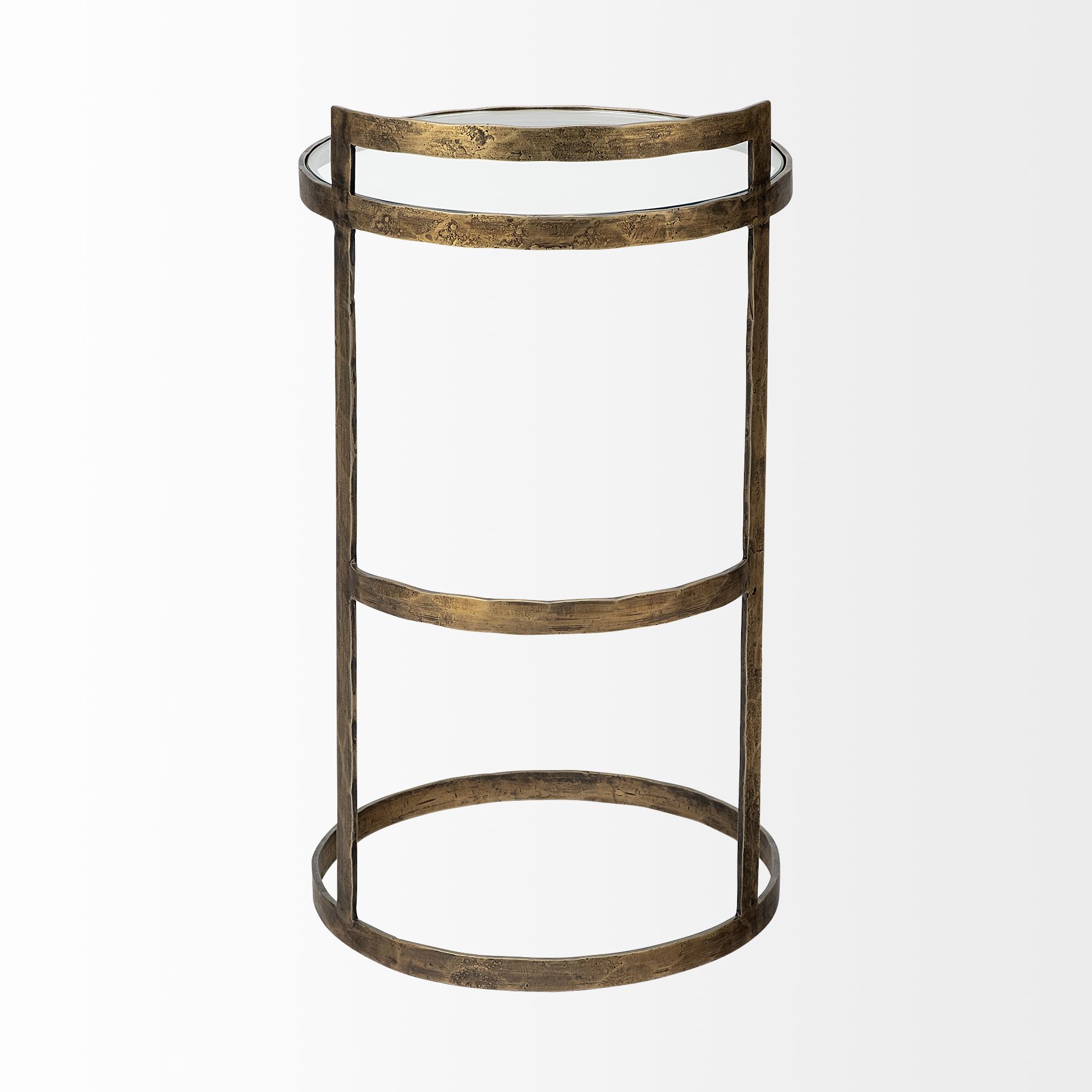 Mercana - Reimer Accent Table in Gold, Metal