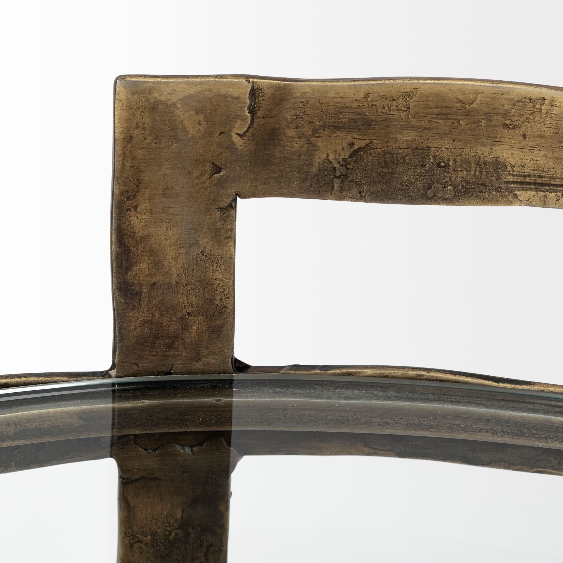 Mercana - Reimer Accent Table in Gold, Metal