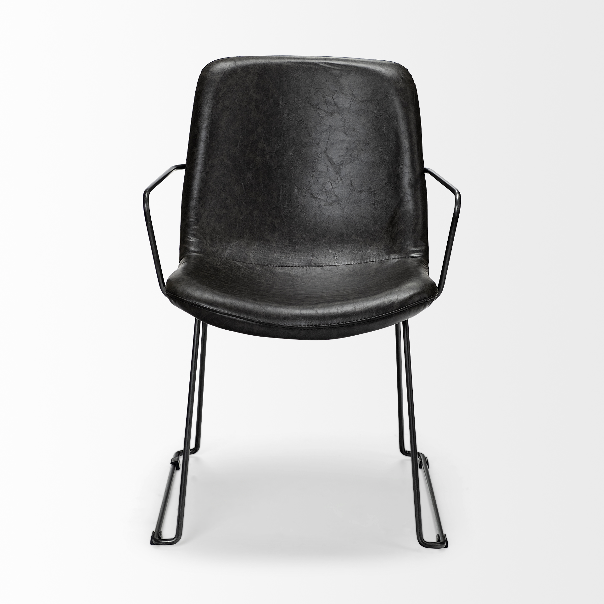 Mercana Sawyer Dining Chair - Black, Metal