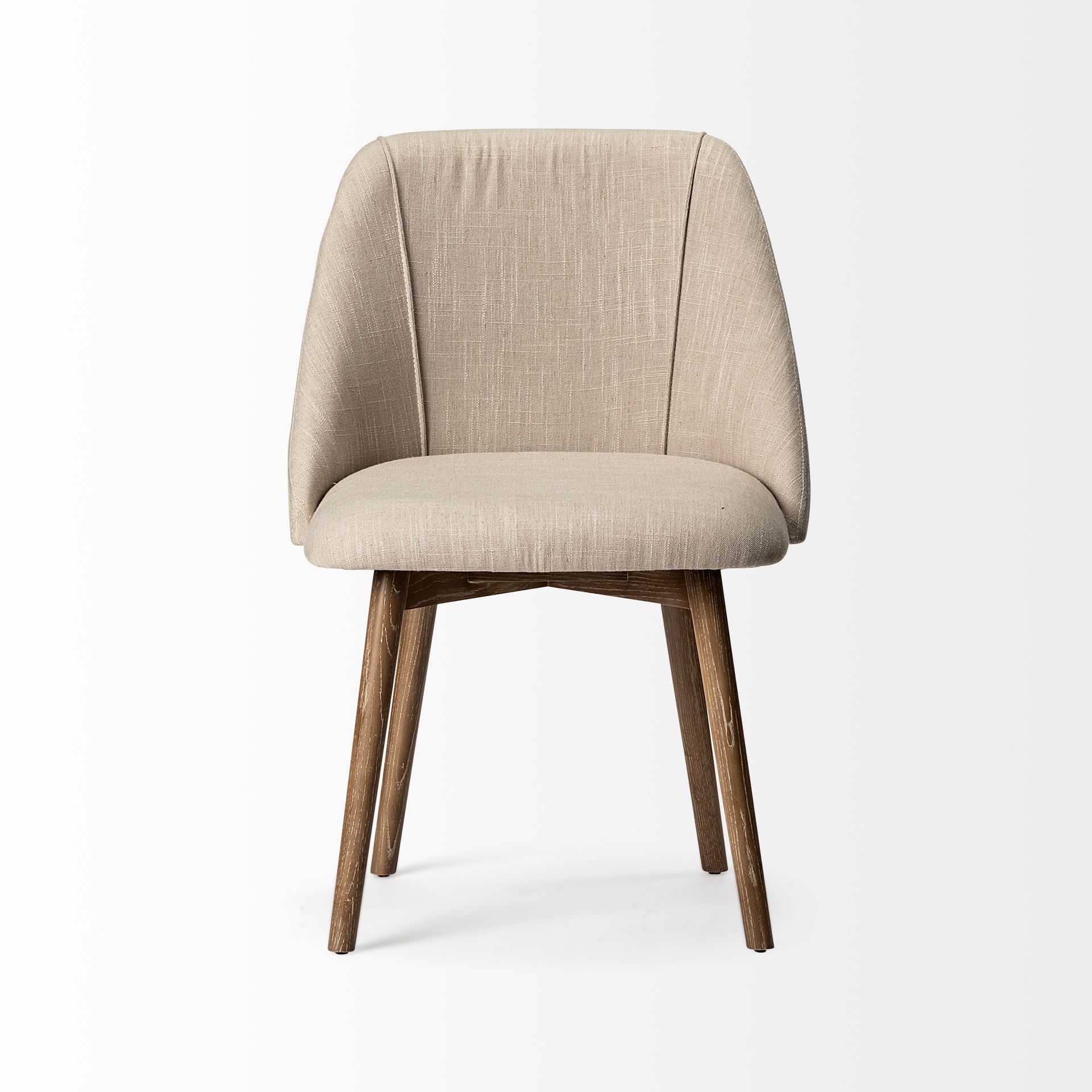Mercana Ronald Armless Dining Chair (Set of 2) - Brown, Wood