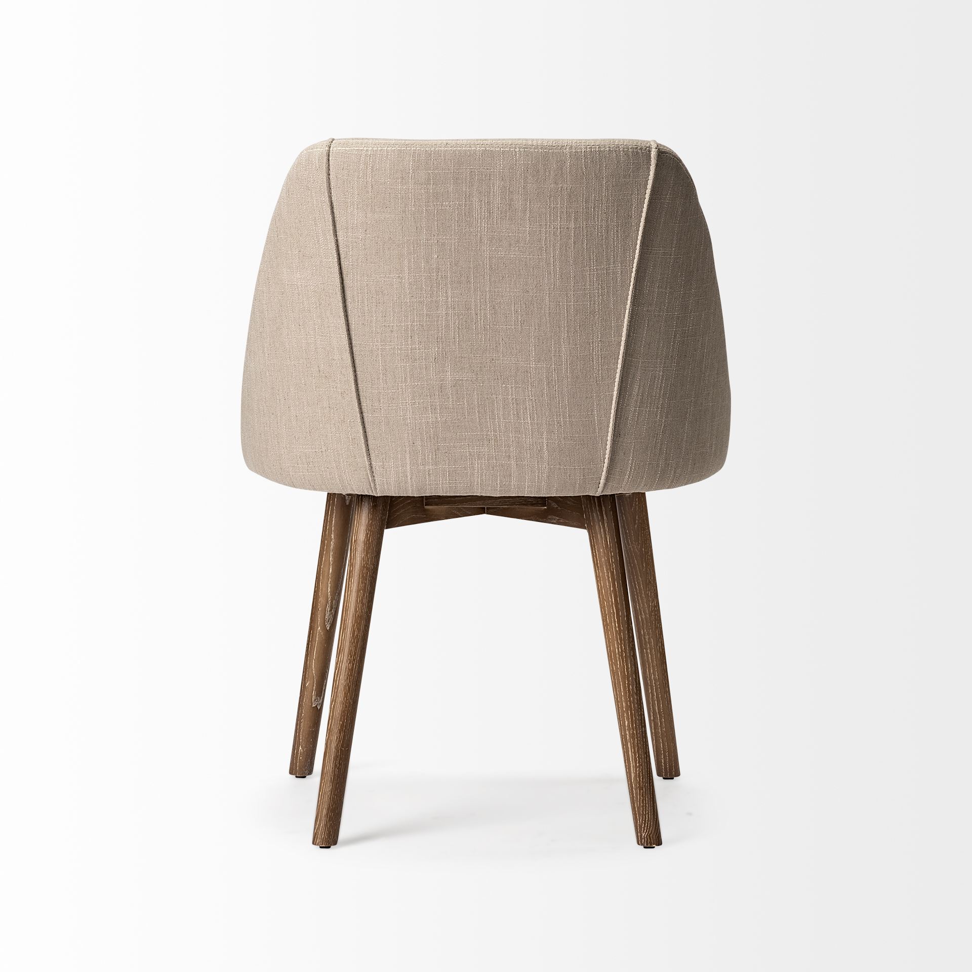 Mercana Ronald Armless Dining Chair (Set of 2) - Brown, Wood