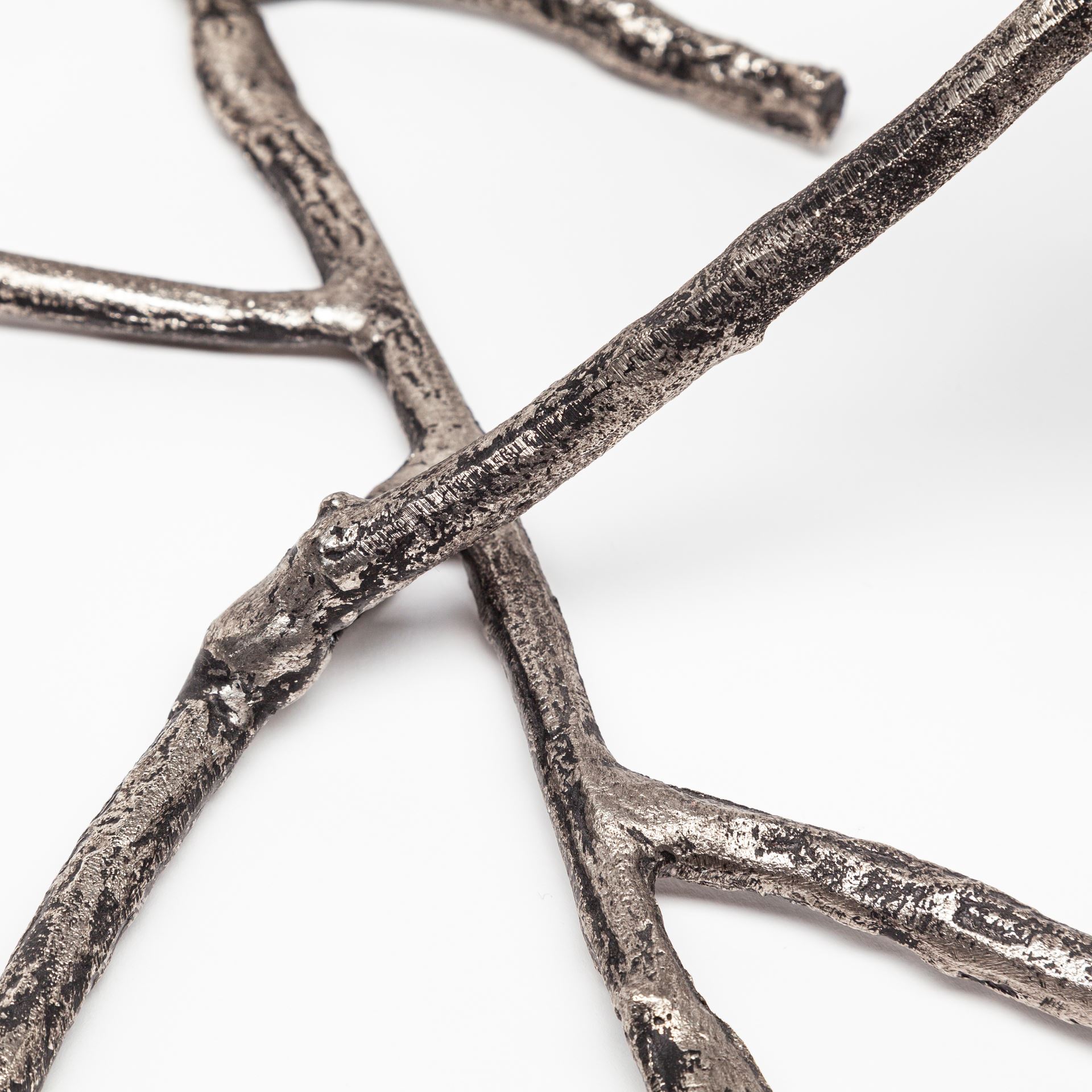 Mercana Vine Candle Holder - Silver, Metal