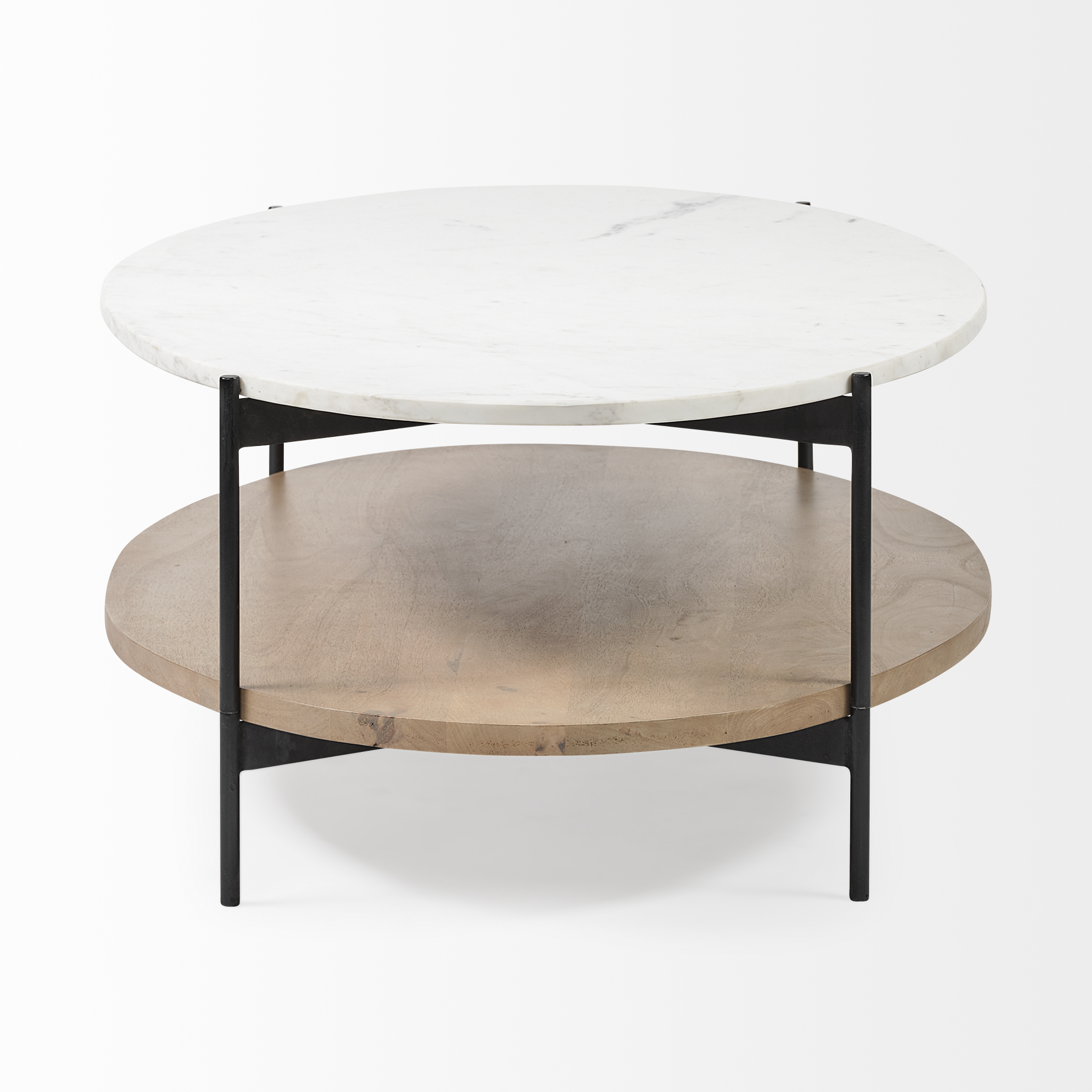 Mercana Larkin Oval Coffee Table - Brown, Wood